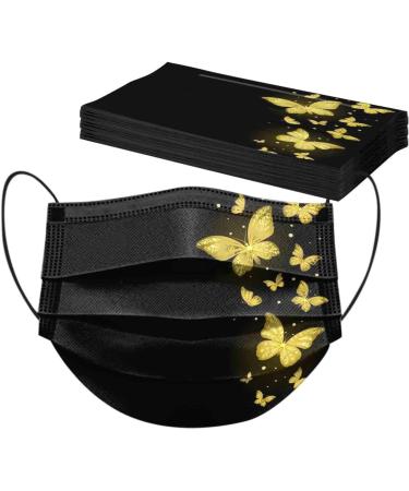Buy Winfer 50/100 pcs Disposable 3-Layer Printed Mouth & Nose Protection Scarves - Breathable Bandana for Men & Women z-03 - Buy Online on GoSupps.com