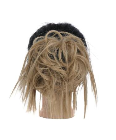 Messy Bun Hair Piece for Women Synthetic Tousled Updo Messy Bun Hair Pieces Hair Scrunchies Extensions with Elastic Band Ponytails Hair Extensions for Women Fake Hair Accessories for Women Girls 24#