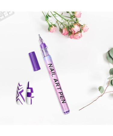 3D colorful nail art pens nail painting marker pen nail art drawing graphite pen drawing paint eyeliner manicure tools 06 - Buy Online on GoSupps.com