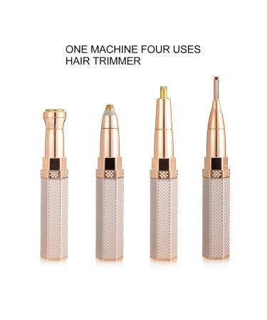 Electric Eyebrow Trimmer | Waterproof 4 in 1 Hair Remover for Face Lips Armpits Legs - Perfect for Men & Women - Buy Online on GoSupps.com
