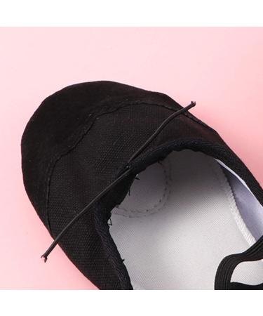 Healifty Women's Black Leather Ballet Flats - Size 43 | Full Sole Dance & Yoga Shoes - Buy Online on GoSupps.com