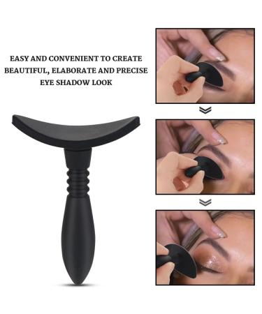 Silicone Eyeshadow Stamp Crease Kit - Easy Eye Makeup Tool for Perfect Crease Line (Black) - Buy Online on GoSupps.com