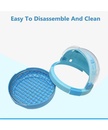 Portable Bird Carrier with Handle - Lightweight & Transparent Parrot Suitcase for Parakeet, Macaw, Cockatiels - Breathable Warm Nest Bed - Blue - Buy Online on GoSupps.com