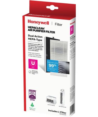 Honeywell HRF201BC HEPAClean Dual Action HEPA-Type Replacement Filter + Honeywell HRF-B2C Household Gas & Odour Reducing Replacement Pre-Filter Filter + Pre-Filter B - Buy Online on GoSupps.com