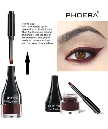 Mysense Matte Cream Gold Eyeliner Gel Pot with Brush Cream Eyeliner Makeup Smooth High Pigmented Matte Eye Makeup Gel Eye Liners for Women 205 Gold Matte Gold - Buy Online on GoSupps.com