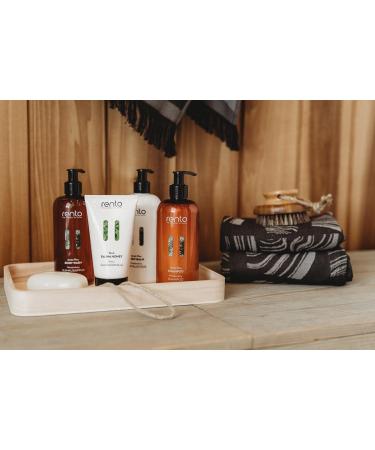 Rento Vegetable Oil-Based Sauna Soap 150g with Jute Ribbon (Birch) - Natural & International Shipping - Buy Online on GoSupps.com