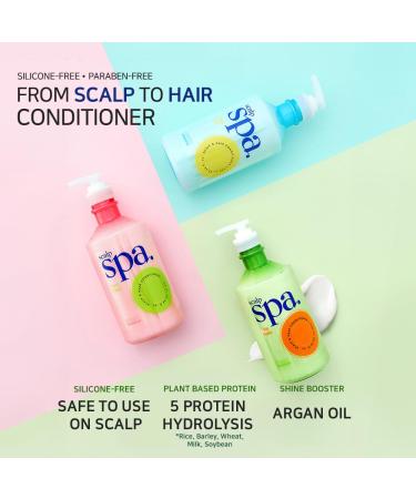 Kerasys Scalp Spa Shampoo & Conditioner Set - Silicone Free Weakly Acidic AHA | 25.36 fl oz / 750 ml | International Shipping Available - Buy Online on GoSupps.com