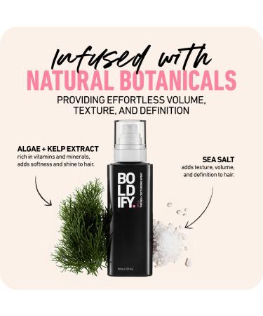 Boldify Thickening Spray + Hair Fiber (Dark Brown) + Shampoo Thicken Up Bundle: Volume Root Lift Texture for Thinning Hair - Buy Online on GoSupps.com