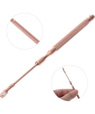 Spring Ear Scope - Stainless Steel Ear Cleaner Spoon | Rose Gold Ear Pick for Ear Cleaning - 1pc - Buy Online on GoSupps.com
