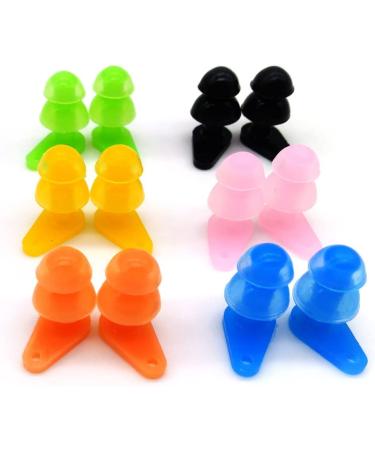 6 Sets Waterproof Kids Swimming Earplugs with Case - Protect Children's Ears in Water and Shower - Buy Online on GoSupps.com