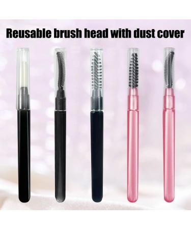 8 PCS Eyelash & Eyebrow Brush Set - Mascara Wands Comb & Shield Applicator for Lash Extensions & Makeup - Travel Friendly Makeup Brushes - Buy Online on GoSupps.com