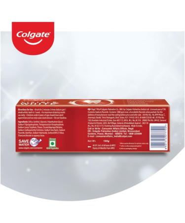 Colgate Visible White Dazzling White Toothpaste (1 Shade Whiter In 1 Week) with Sparkling Mint 100g - 1 Pack Buy Original Colgate Products Only E-Retails - Buy Online on GoSupps.com