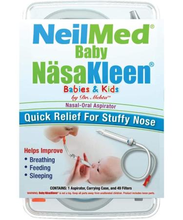 Nasal-Oral Aspirator for Babies & Kids | Squip Neilmed NasaKleen Kit - Buy Online on GoSupps.com