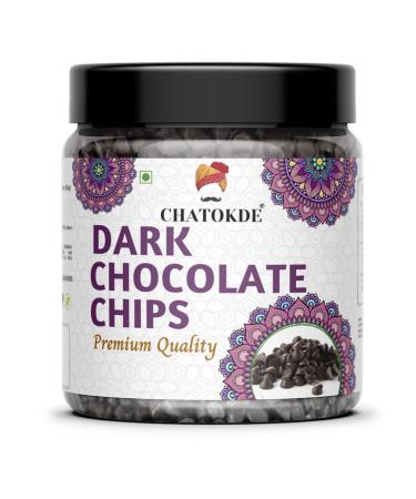 CHATOKDE Premium Dark Chocolate Chips (Choco Chips) 400g_Packing May Vary