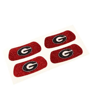 EyeBlack Georgia Bulldogs NCAA Glitter Strips, Perfect for Game Day and Tailgate, 2 Pair
