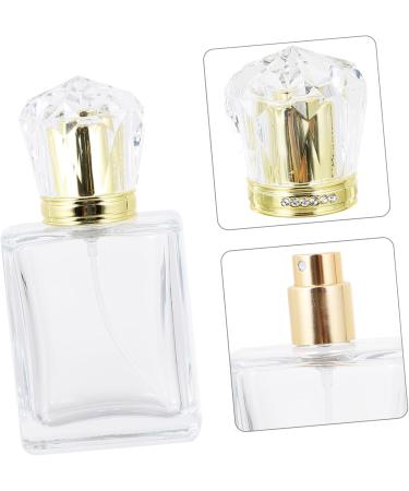 FRCOLOR 1pc Perfume Spray Bottle Travel Container Frosted Spray Bottle Mist Spray Bottle Pump Spray Bottle Perfume Holder Mini Perfume Bottle White Travel Bottle Glass Diamond - Buy Online on GoSupps.com