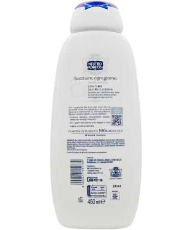  FEI FAN Roberts Neutral Shampoo For the Whole Family Frequent Use For All Hair Types With Naturally Derived Ingredients and Vitamin B3 450 ml (2 Units) + Brush - Buy Online on GoSupps.com