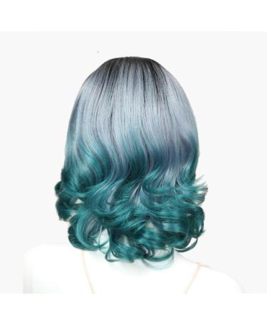 SHIYID Synthetic Hair Wigs for Black Women - Wavy Short Lace Wigs for African American Style - Buy Online on GoSupps.com
