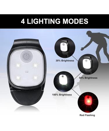 Ranjima LED Clip Lamp Rechargeable Outdoor USB Headlamp for Running Jogging Camping & Hiking (2-Pack) | Safety Light & Accessories - Buy Online on GoSupps.com