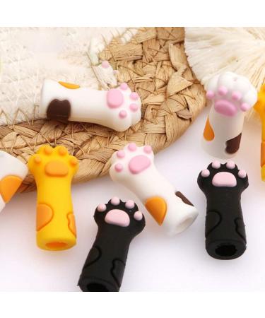 Black Nipper Protective Cover 1Pc Cat Paw Shape Silicone Nipper Cover Protective Sleeve Cuticle Nippers for Nail Cuticle Scissors Manicure Tools Tweezers Cap - Buy Online on GoSupps.com