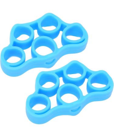 Finger Exerciser Lightweight Improve Finger Dexterity High Flexibility Hand Resistance Band for Exercise for the Elderly Light Blue 6.6lb - Buy Online on GoSupps.com
