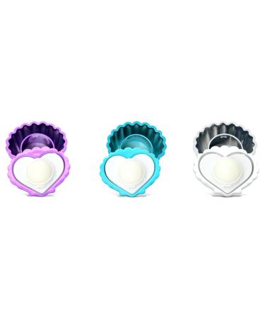 iscream Shimmering Seashell Shaped Vanilla Scented Lip Balm Trio Sea Shell Balms - Buy Online on GoSupps.com