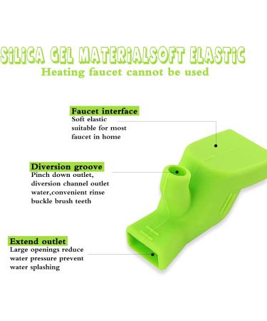 3-Colored Silicone Tap for Kids - Delayed Flow for Safe Hand & Face Washing | International Shipping - Buy Online on GoSupps.com