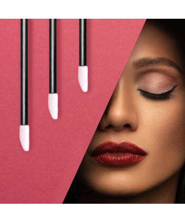 200 Pcs Disposable Lip Brushes Kit | Perfect for Lipstick Lip Gloss & Travel | Makeup Applicator Wands - Buy Online on GoSupps.com