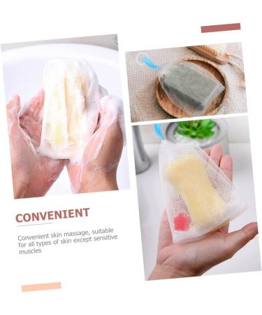 Baluue 2pcs Foaming Net Soap Foam Face Clean Face Wash Bath Foaming or White - Buy Online on GoSupps.com