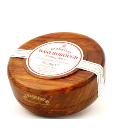 D. R. Harris Marlborough Mahogany Effect Shaving Bowl & Shaving Soap for Men A Perfect Shave for Any Shaving Routine |Beard Gooming for Men Men's Shaving - Buy Online on GoSupps.com