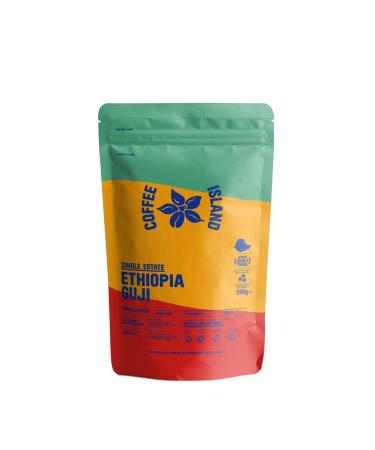 Coffee Island Single Estate Ethiopia Guji with Medium Roasting Prepacked 200g
