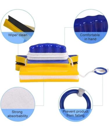 KOHARA 1 set Glass Cleaner Wiper Magnetic Doubles use Scraper Brush Cleaning Washing Tools - Buy Online on GoSupps.com