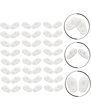 40 Pairs Silicone Eyeglass Nose Pads - Clear Glasses Nose Guards & Cushions for Comfort | International Shipping - Buy Online on GoSupps.com