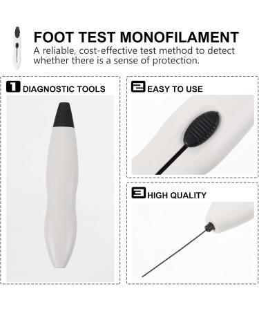 Healifty 12pcs Diabetic Monofilament Tester Pen Foot Probe Nerve Skin Contact Needle Diagnostic Tools 10g - Buy Online on GoSupps.com