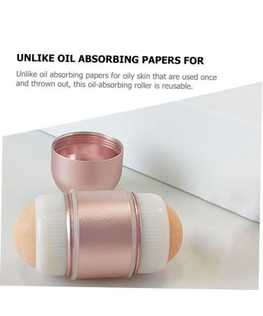 Premium Healeved Volcanic Stone Oil Absorbing Stick | Facial Tools for Oil Control & Skin Care - Aluminum Shell Design - Buy Online on GoSupps.com