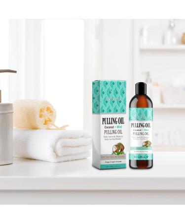  Generisch Natural Skin Lightening Coconut Oil - 100ml - Coconut and Peppermint Mouth Oil - With Tongue Scraper - Buy Online on GoSupps.com