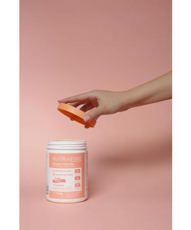 Nutrafine Bovine Collagen Powder Hydrolyzed Bovine Collagen Peptide 100 natural 300 grams For adults Sugarfree - Buy Online on GoSupps.com