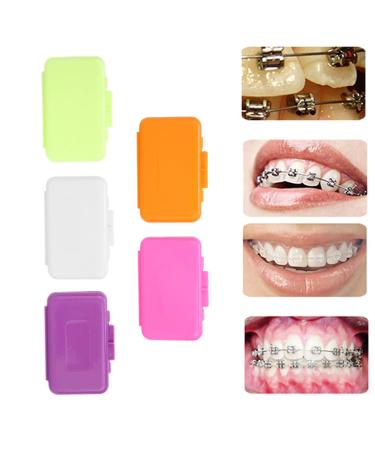 Orthodontic Wax for Braces - 5 Clinging Carriers & Strips for Comfortable Oral Care - Buy Online on GoSupps.com