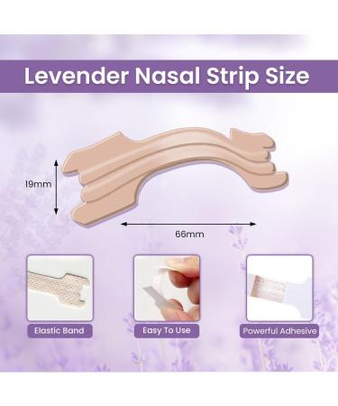 Lavender Nasal Strips for Snoring - Pack of 100 Tan Nose Strips | Improve Sleep & Relieve Nasal Congestion from Colds & Allergies - Buy Online on GoSupps.com