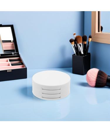 Palette de Maquillage Vide Ronde 3 Couches Blanche avec Miroir et Houppette tui Fards Paupi res DIY Compact 2 Pi ces Rangement Portable pour Maquillage et Voyage - Buy Online on GoSupps.com