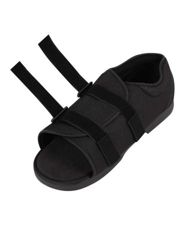 Postoperative plaster shoe foot Decompressed base shoe broken foot with adjustable strap ankle open toe shoe injured foot shock absorption plaster protection footrest rehabilitation