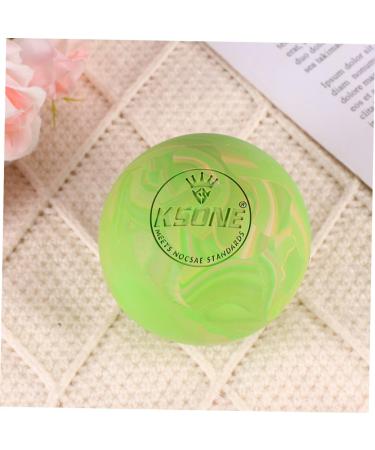 Frcolor Mini Yoga Massage Ball - 6.5cm Green Fitness Fascia Ball with Adhesive Strips & Net Bag - Ideal for Sports & Relaxation - Buy Online on GoSupps.com