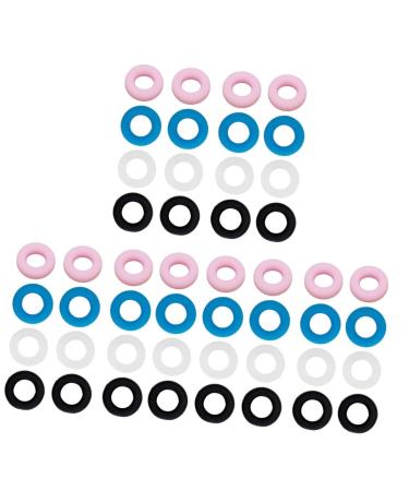 Doitool 32 pair of lanyard accessories eye holder circle glasses ear handle ear hooks glasses frame holder brake frame holder anti-slip holder ear clip temple ear bracket boots for mx3pcs as shown x 3 pieces