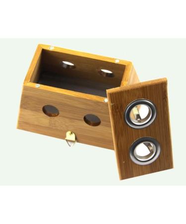 Buy ZHONGJIUYUAN Bamboo Moxa Moxibustion Box Holder (2 Holes) + 10 Moxa Sticks - Premium Quality for Effective Pain Relief - Ships Internationally - Buy Online on GoSupps.com