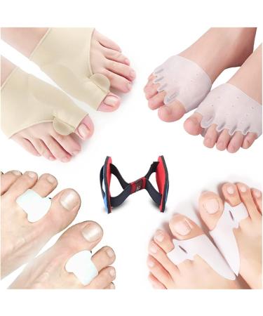 7-9PCs Bunion Corrector & Protector Sleeves Kit - Hallux Valgus Pain Relief Foot Care Tools (Color: 8Pcs D) | Buy Now! - Buy Online on GoSupps.com