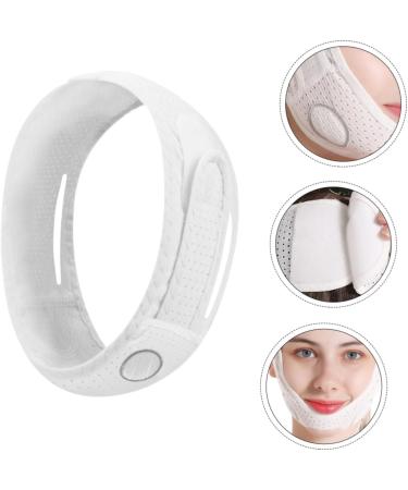 minkissy Chin Fat Removal 1pc Chin Strap Lifter Strap Childrens Bath Products Beauty Shaper Band Chin up Slimming Belt Woman White Nylon Mesh Facial Strap - Buy Online on GoSupps.com