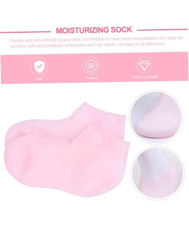 Ipetboom 1 Pair Protective Socks Gel Sock Feet Repair Socks Heels Moisture Socks Spa Socks Feet Care Womens Socks Preserve Moisture Sock Elasticity High Heels Sebs Pink Women's - Buy Online on GoSupps.com