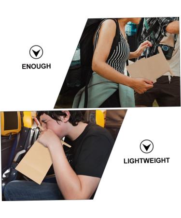 Healvian Kraft Paper Bags 75 Pcs Vomit Bag Travel Light Brown Kraft Paper Mini Trash Bags - Buy Online on GoSupps.com