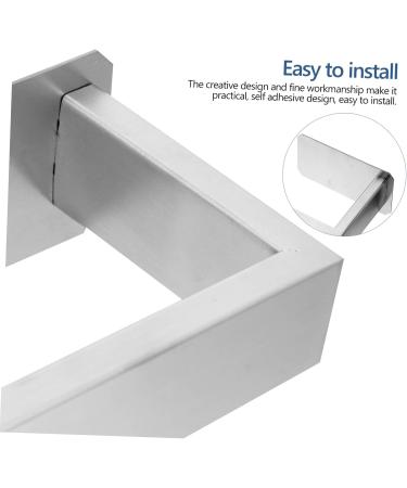 ABOOFAN Towel Rack Shower Door Wall Mounted Hooks Bathroom Furniture Self Adhesive Towel Bar Set No Punching - Buy Online on GoSupps.com