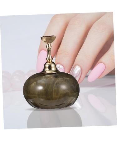 POPETPOP 1 Set Manicure Practice Base Acrylic Nail Display Stand Nail Stands for False Nails Manicure Practice Tools Nail Stand Display Nail Tip Stand Base Practice Supplies Japanese Resin 3.5x3.5cm Black - Buy Online on GoSupps.com